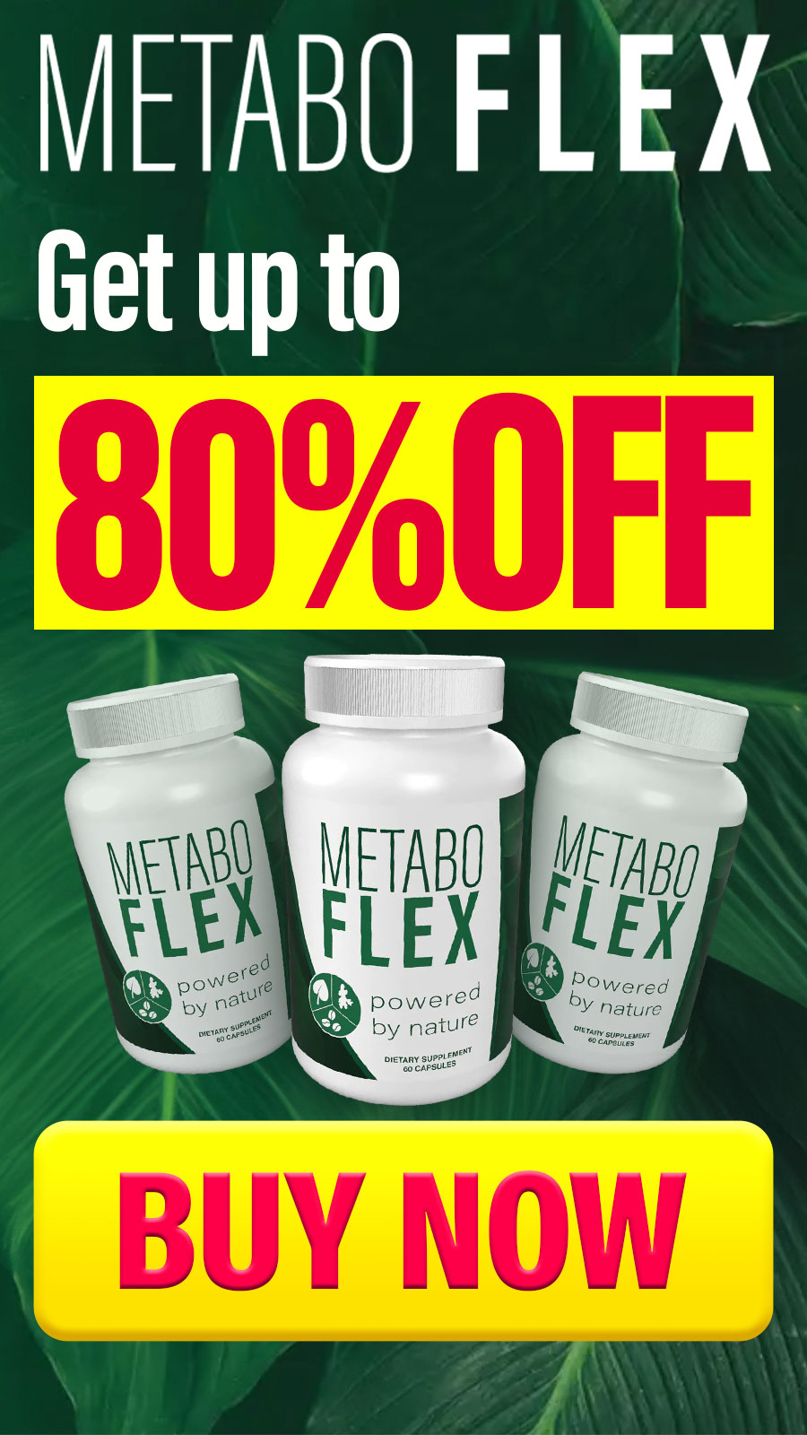 Metabo Flex 80% Off Banner