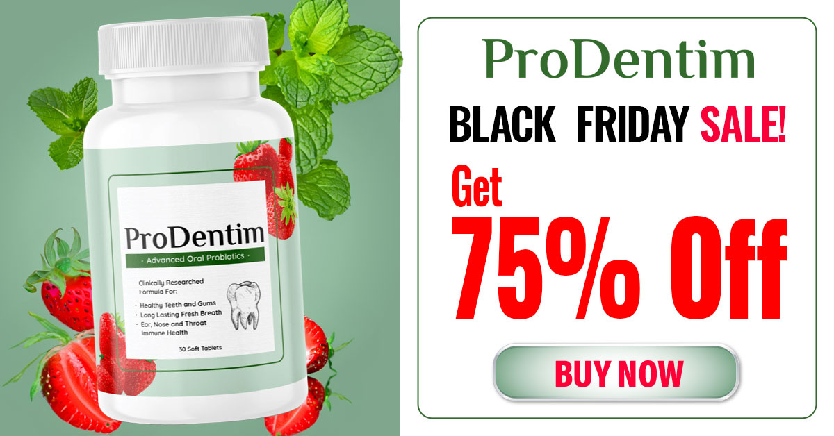 Prodentim 75% Off Banner