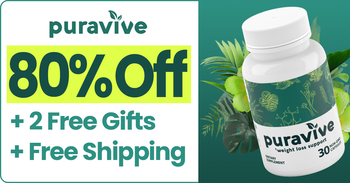 Puravive 80% Off Banner