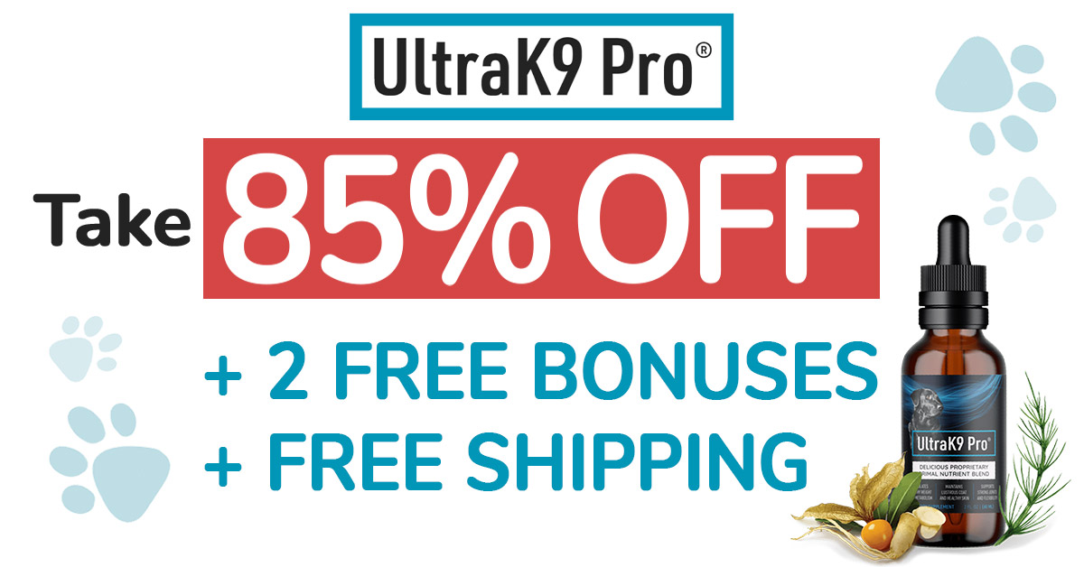 UltraK9 Pro 85% Off Banner